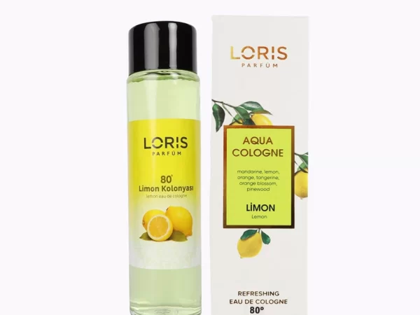 Loris Lemon Glass Bottle Cologne 180 ML