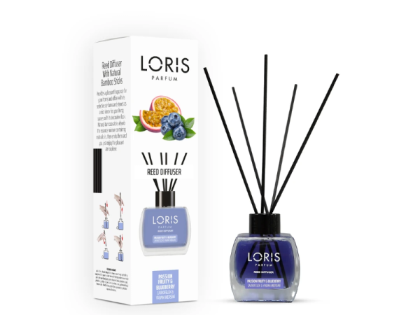 LORIS REED DIFFUSER PARFUM PASSION & BLUEBERRY 120 ML