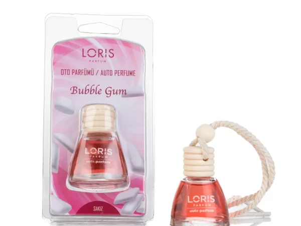 عطر سيارات لوريس برائحة العلكة (بابل غَم) – 10 مل.عطر سيارات لوريس برائحة العلكة (بابل غَم) – 10 مل.<br><br>