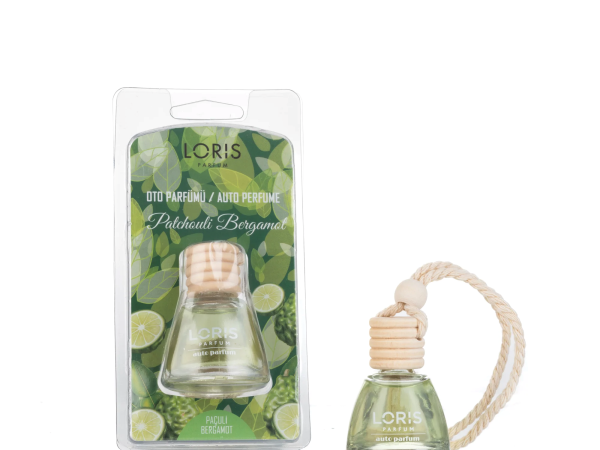 عطر سيارات لوريس برائحة الباتشولي والبرغموت – 10 مل.